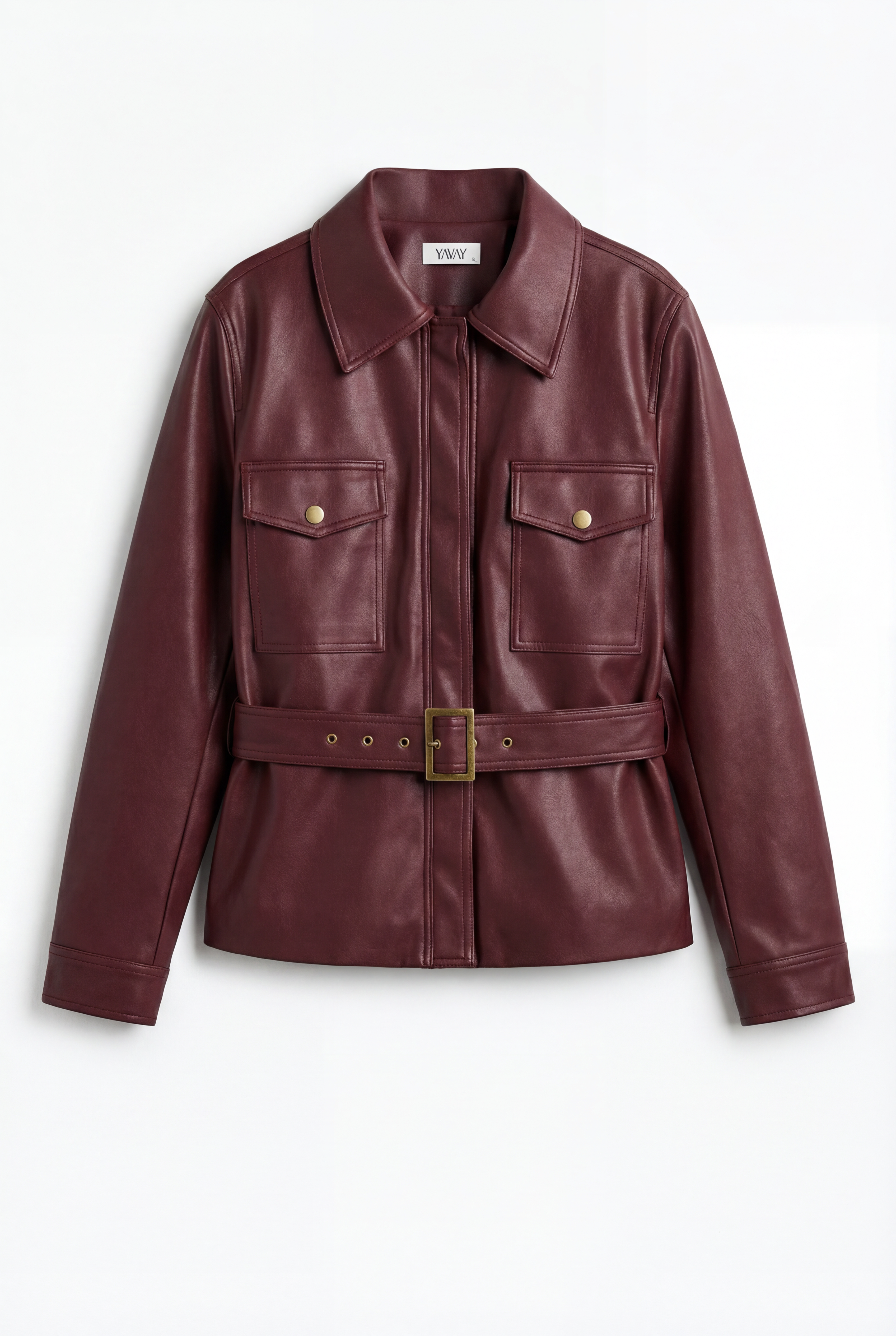Burgundy Leather Jacket