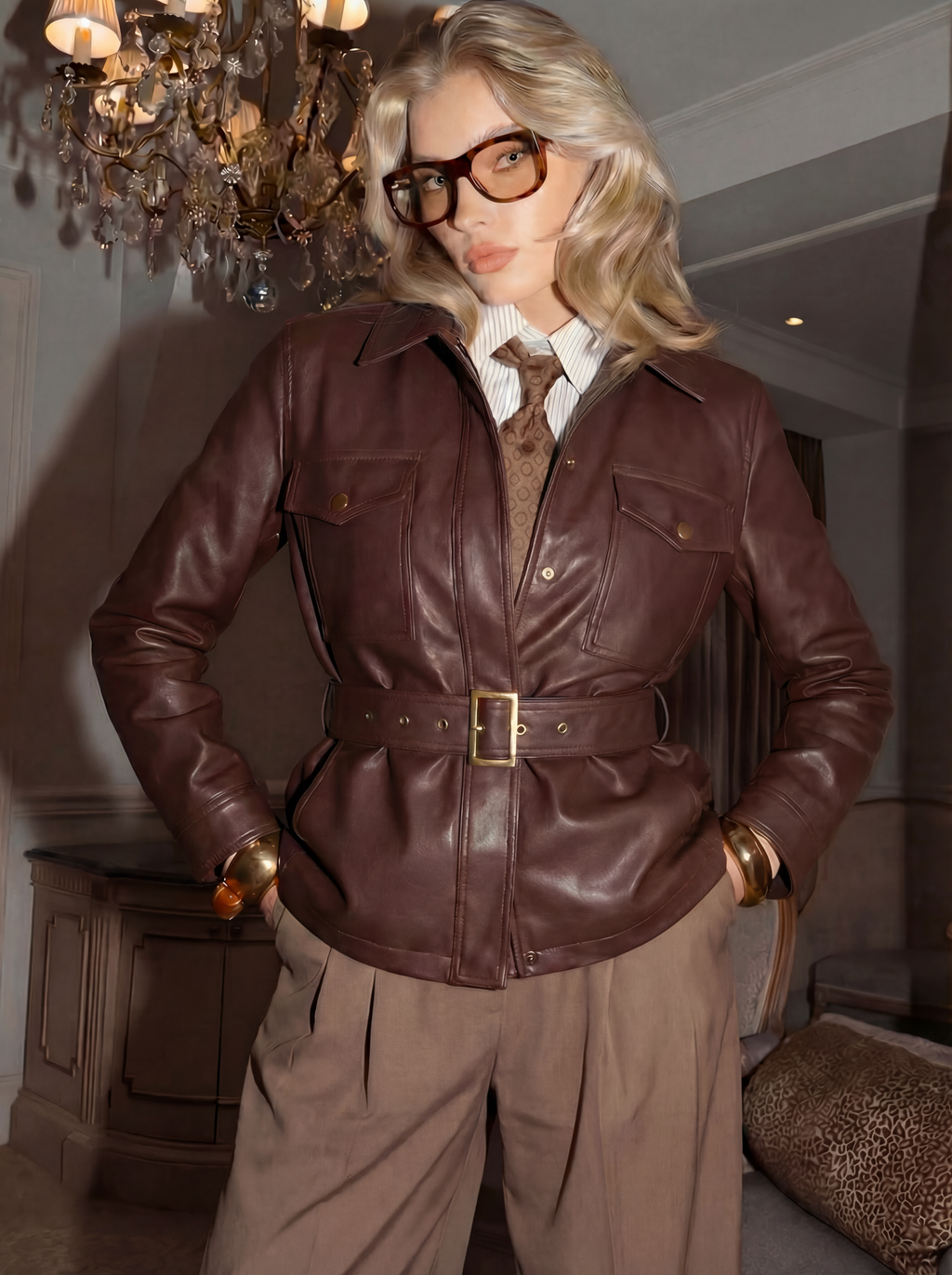 Brown Leather jacket